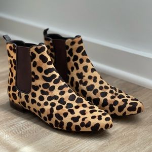 Tory Burch Leopard Print Booties